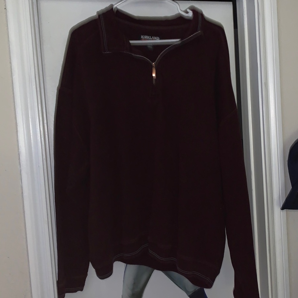 Kirkland Signature red sweater